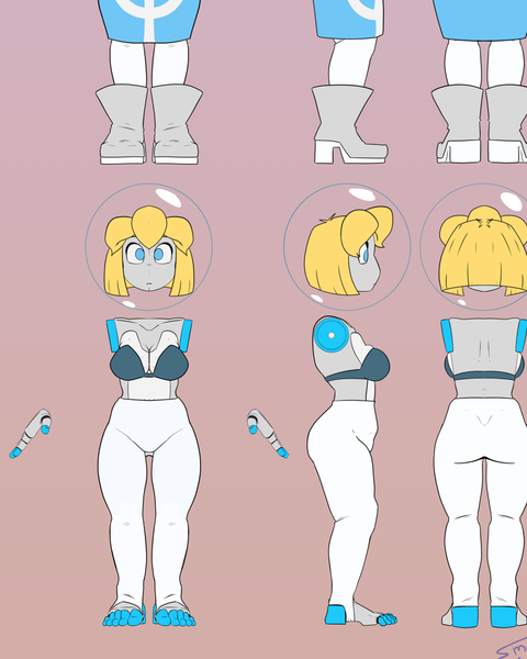 Fiona Ref Sheet - 3d model