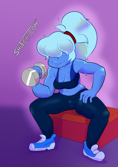 images/[Steven Universe](Sapphire) Curling {commission}.png