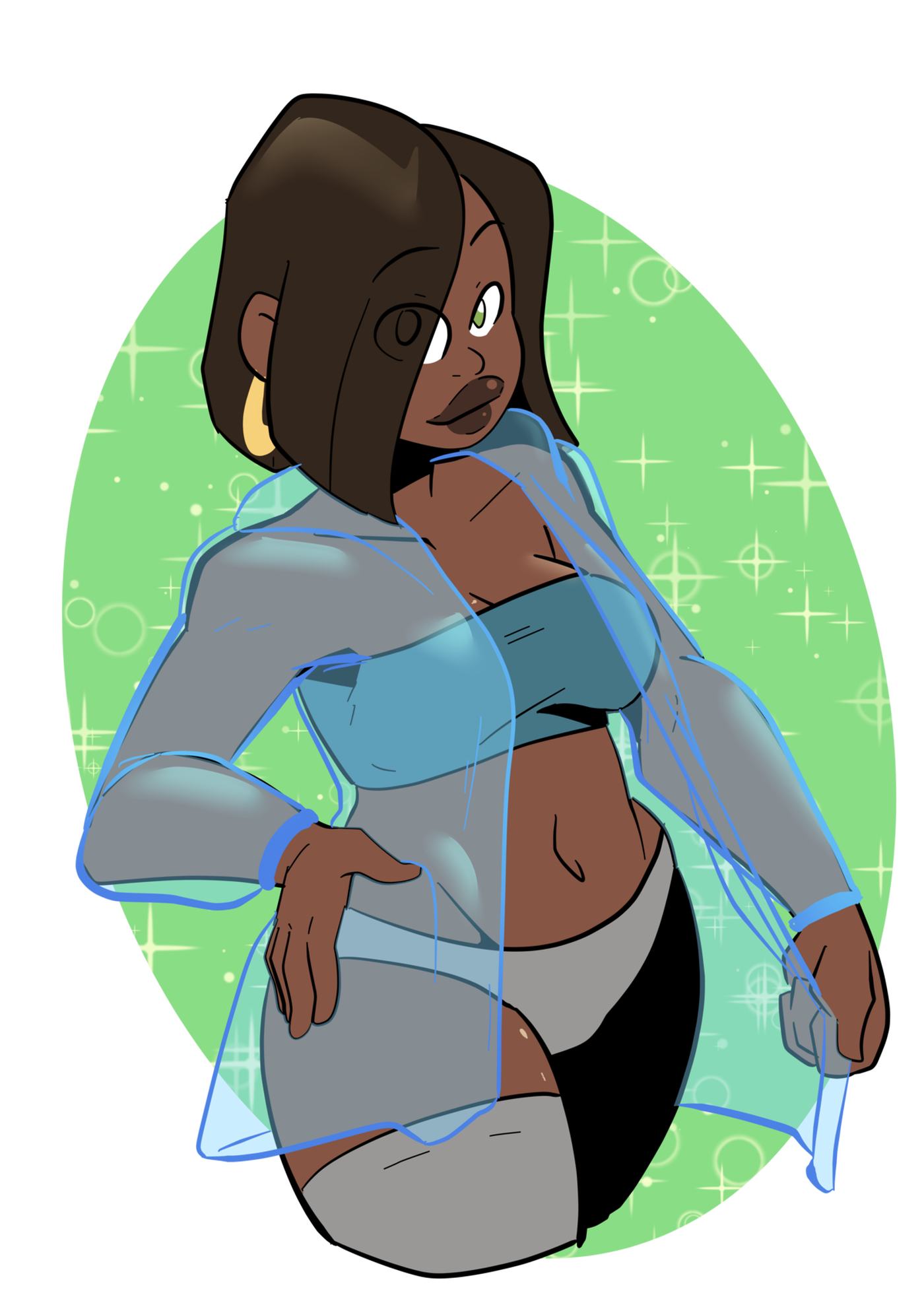 Transparent jacket